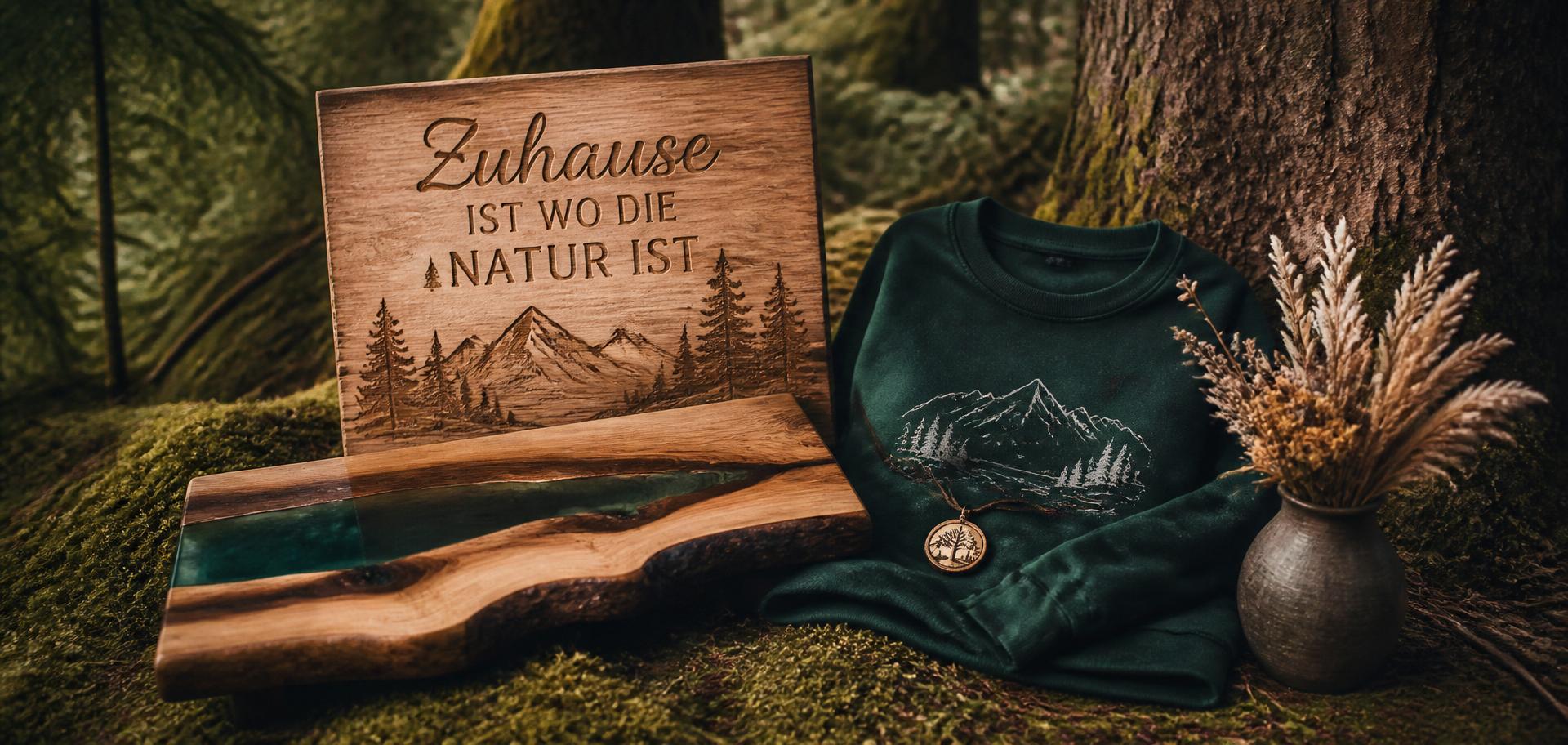 Natürliche Materialien und handgefertigte Werkstücke aus dem HoWa-Atelier