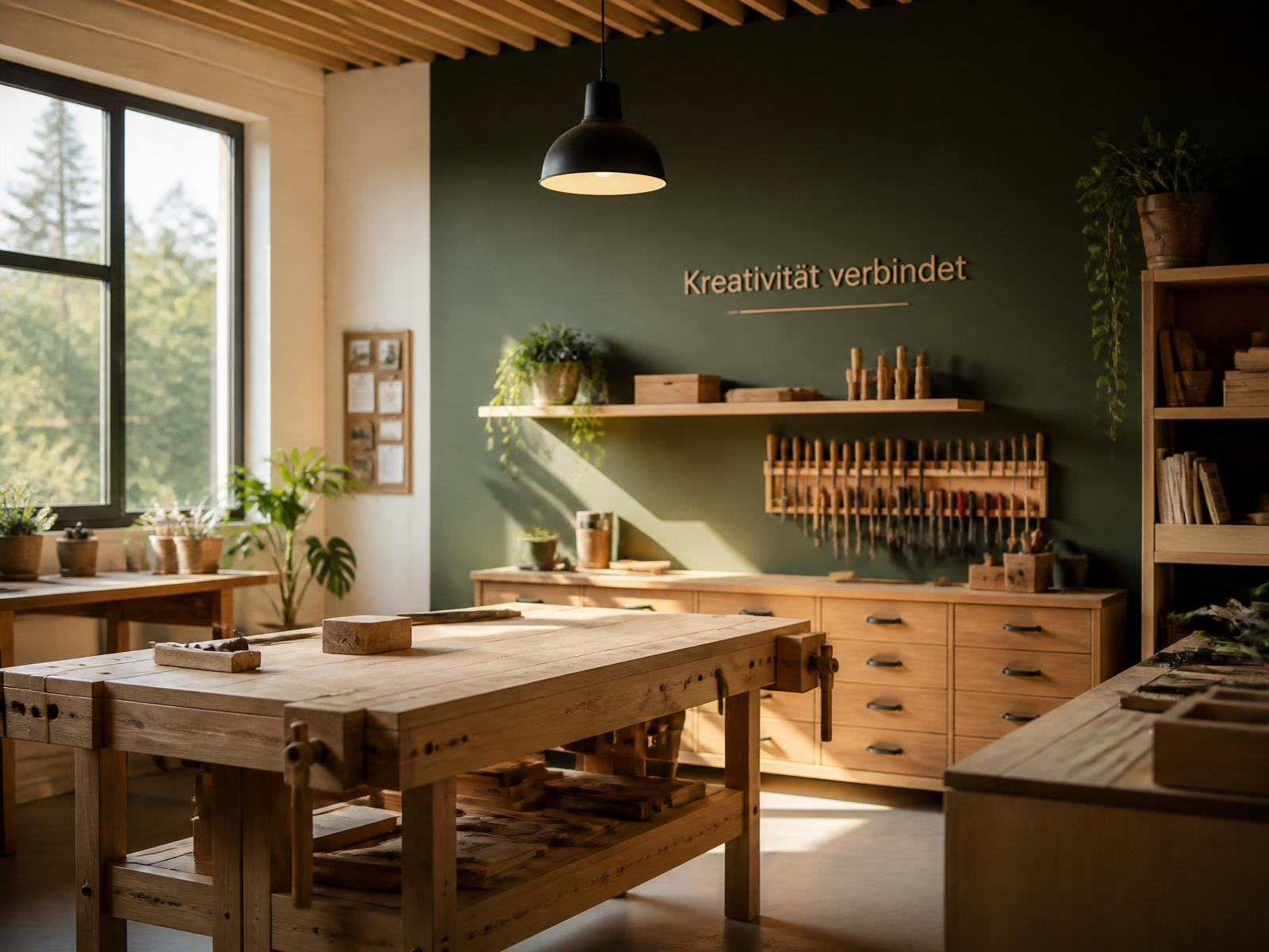 Blick in das Atelier von HoWa-Designs